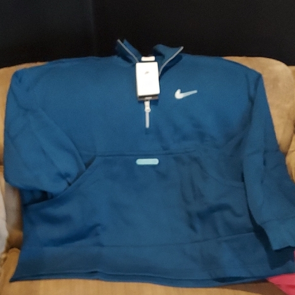 Nike  SWOOSH Quarter-Zip Pullover - Picture 1 of 5